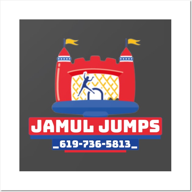 Jamul Jumps Wall Art by WhenTheUniverseSpeaks